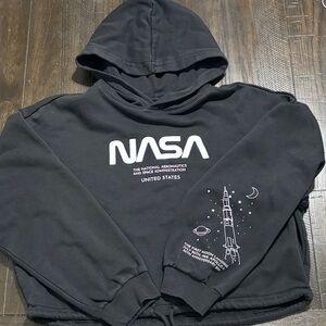 Divided Black NASA Hoodie Sweater